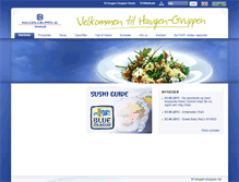Tablet Screenshot of haugen-gruppen.dk